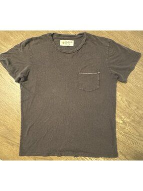 Mollusk Hemp Pocket Tee Sustainable Hemp cotton Size Medium Gray